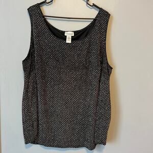 Black and sparkly top